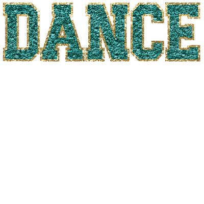 DANCE Faux Embroidery Glitter by Print Palette