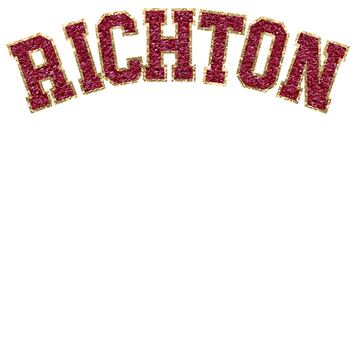 Richton Faux Embroidery Glitter by Print Palette